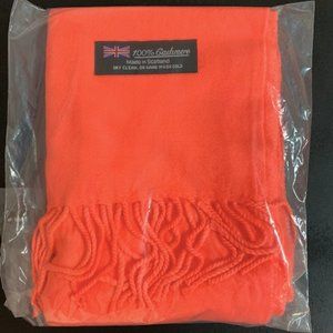 Cashmere scarf, made in Scotland